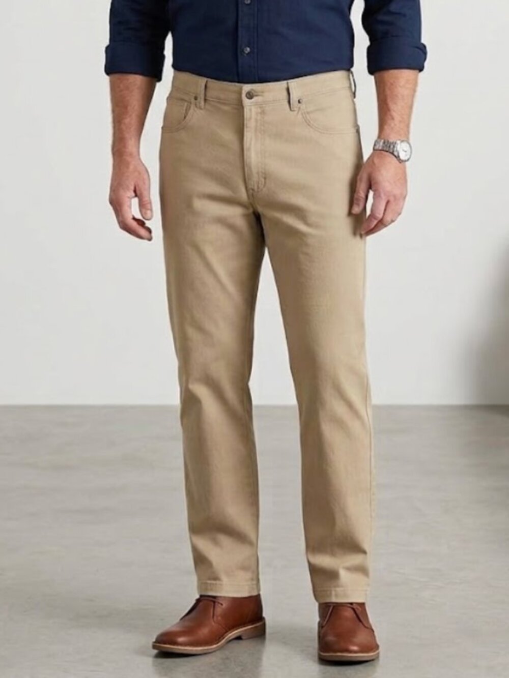 NWT Wrangler Men's | 40x32 Straight Fit Performance Series Khaki Tan Pants